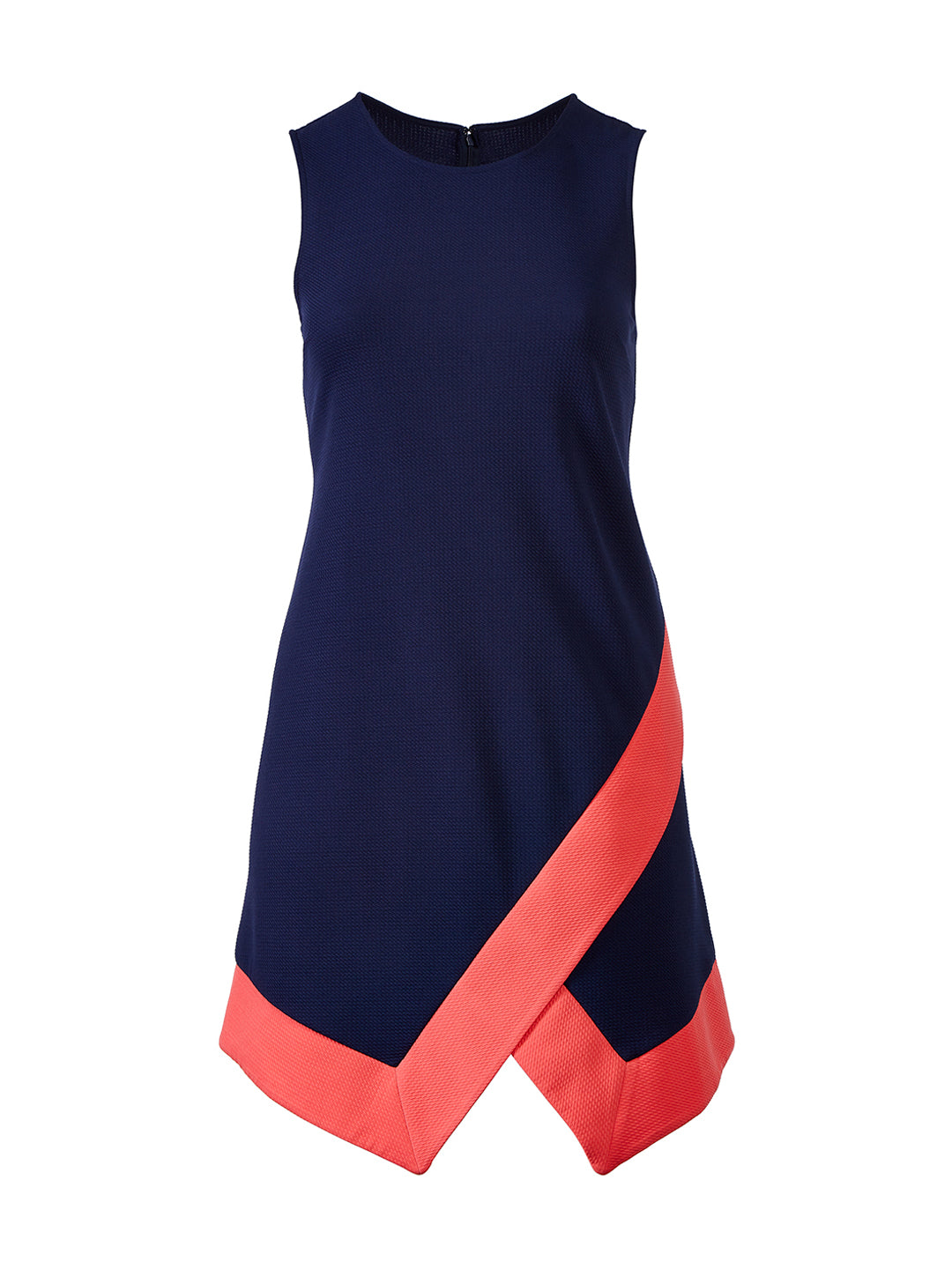 Coral Trim Navy Stanton Dress | Hutch ...
